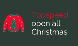 Topspeed open all over Christmas 2021
