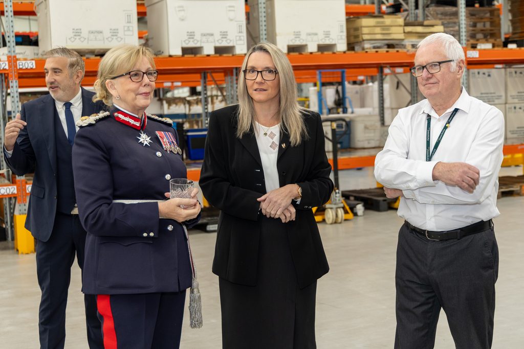 Lord-Lieutenant of Cheshire, Gillian Lockley (MD) and Peter, DGSA