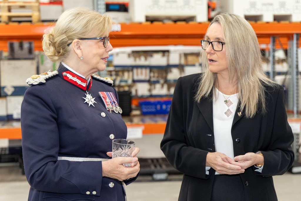 Lady Redmond, Lord-Lieutenant of Cheshire and Gillian Lockley (MD)