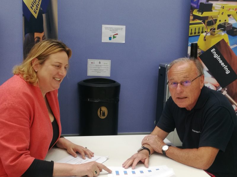 Dave Turner and Antoinette Sandbach MP