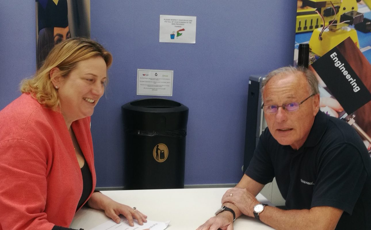 Dave Turner and Antoinette Sandbach MP