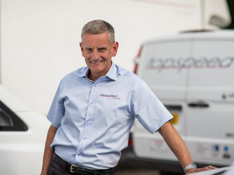 Steve Clegg Dangerous Goods specialist Topspeed Couriers